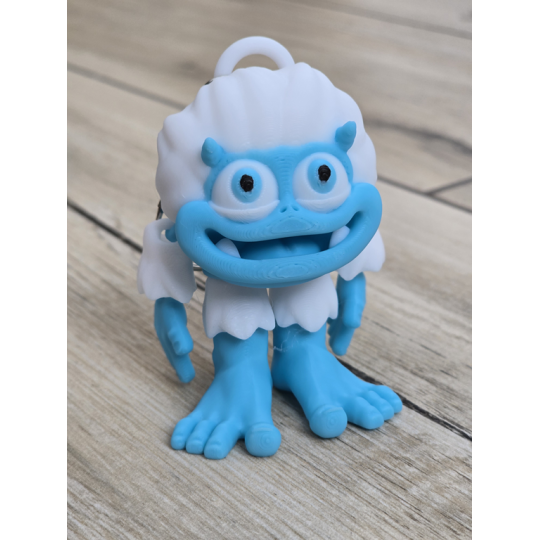 Wesoły Brelok Yeti 3d - Druk3d Keychain fidget mixGadzet