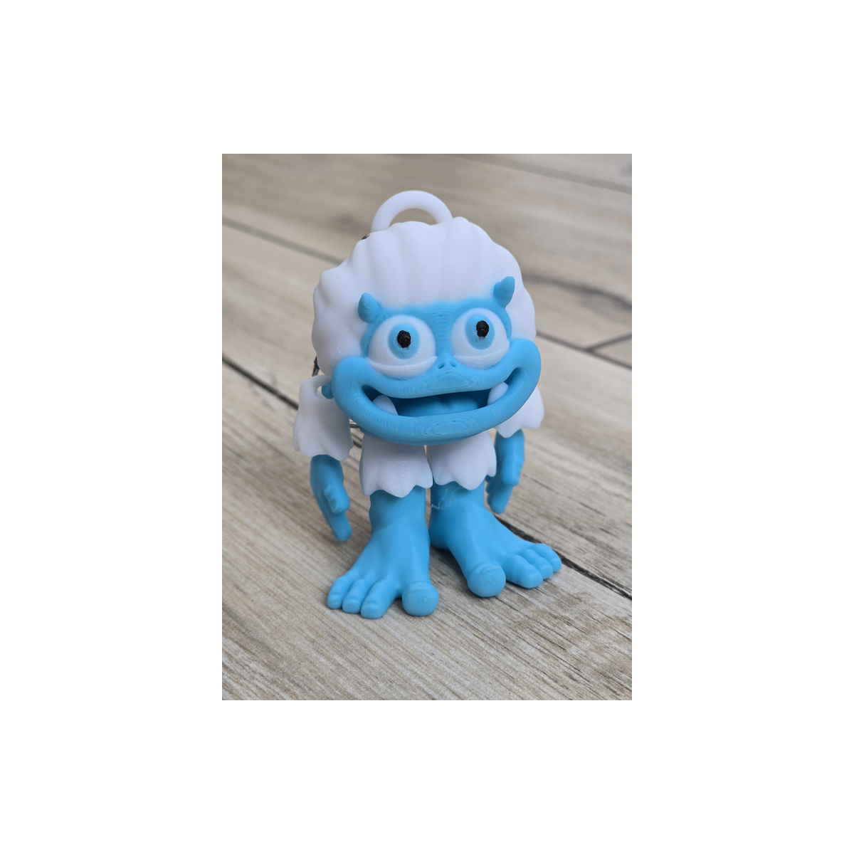 Wesoły Brelok Yeti 3d - Druk3d Keychain fidget mixGadzet