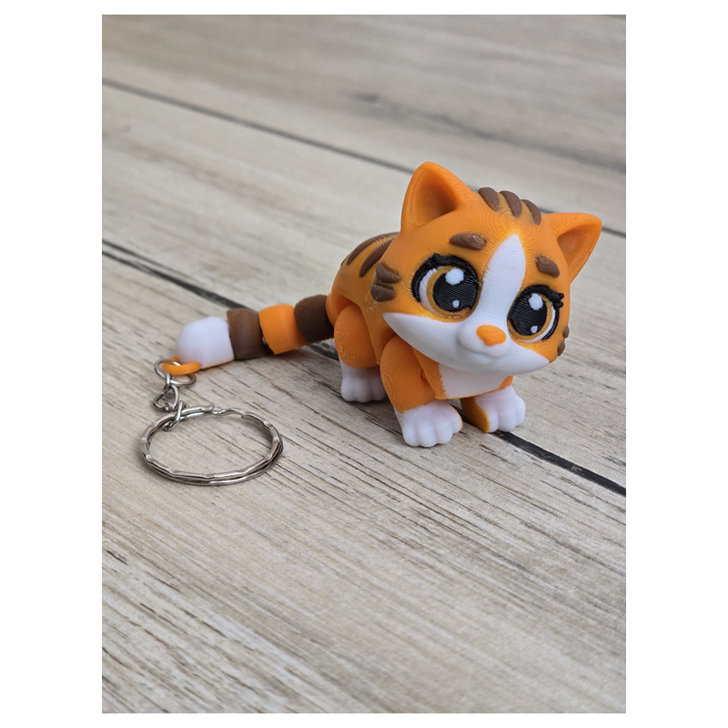 Uroczy Koci Breloczek 3D - Brelok Druk3d fidget Keychain mixGadzet