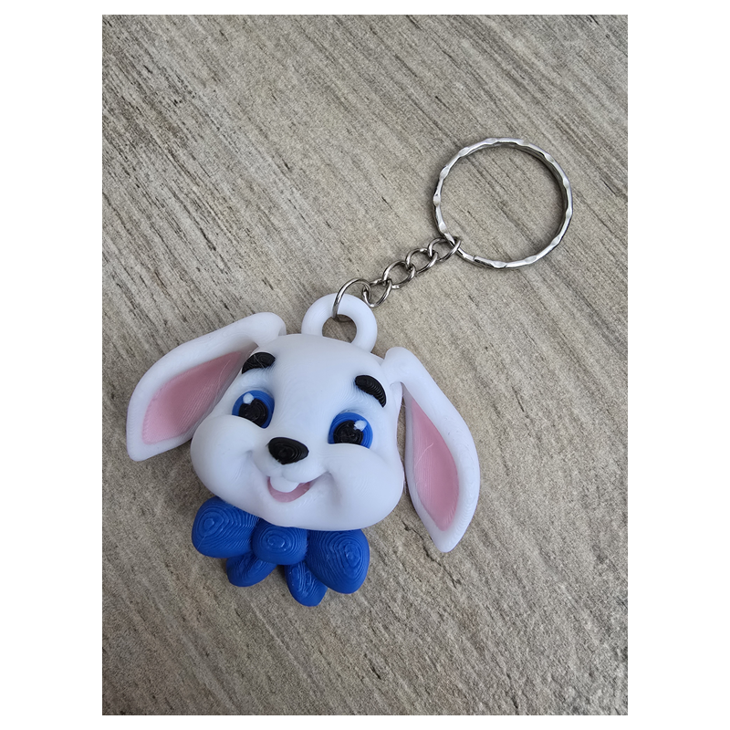 Wesoły Brelok Króliczek - Brelok Druk3d fidget Keychain mixGadzet