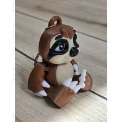 Uroczy Breloczek Leniwiec - Twój Słodki Towarzysz -Brelok Druk3d Keychain