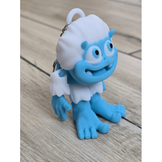 Wesoły Brelok Yeti 3d - Druk3d Keychain fidget mixGadzet