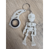 Brelok Szkielet Nocny Blask + KeySpinner 3D - Keyrambit KeyFlipper Spinner