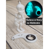 Brelok Szkielet Nocny Blask + KeySpinner 3D - Keyrambit KeyFlipper Spinner