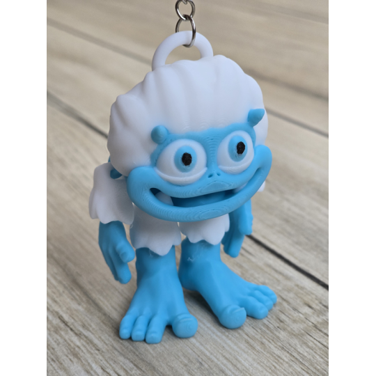 Wesoły Brelok Yeti 3d - Druk3d Keychain fidget mixGadzet