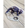 Świecący Keyspinner + Ankylozaur 2w1- KeyRambit KeyFlipper Druk3d Fidget