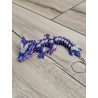 Świecący Keyspinner + Wolf DragonCrystal 16cm 2w1- 3D KeyRambit KeyFlipper