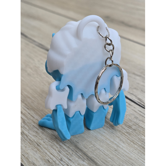 Wesoły Brelok Yeti 3d - Druk3d Keychain fidget mixGadzet