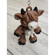 Muu-szisz Go Mieć! Breloczek Krówka byka Druk3d Keychain fidget mixGadzet