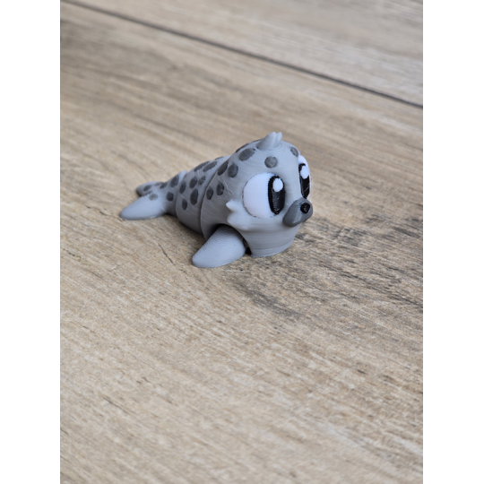 Mini figurka Foki z plamkami 3d - Druk3d fidget mixGadzet