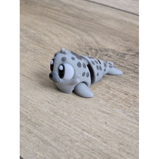 Mini figurka Foki z plamkami 3d - Druk3d fidget mixGadzet