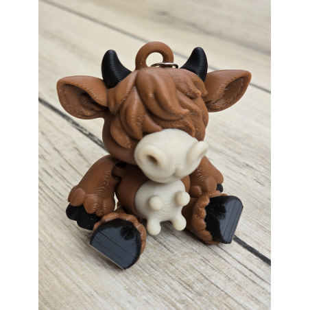 Muu-szisz Go Mieć! Breloczek Krówka byka Druk3d Keychain fidget mixGadzet