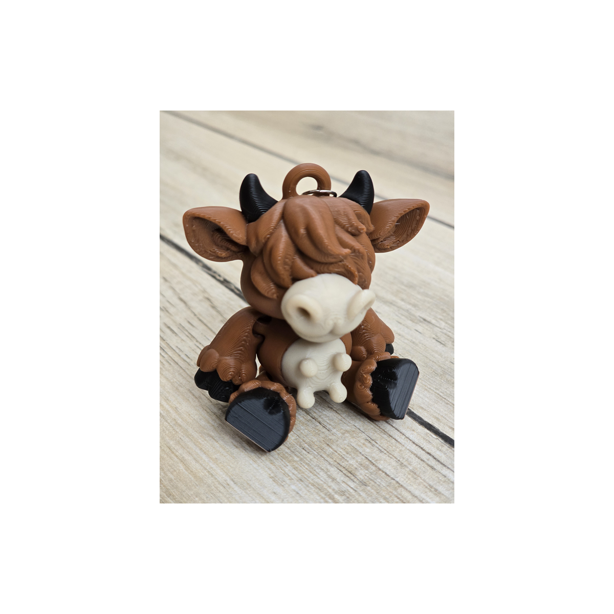 Muu-szisz Go Mieć! Breloczek Krówka byka Druk3d Keychain fidget mixGadzet