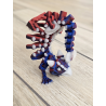 Keyspinner + Świecący Ankylozaur 2w1- KeyRambit KeyFlipper Druk3d Fidget