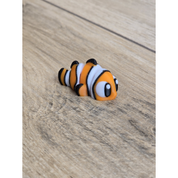 Mini figurka Clownfish 3d - Druk3d fidget mixGadzet