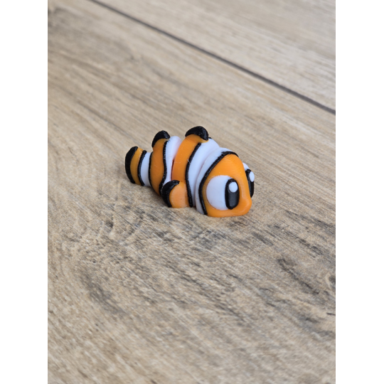 Mini figurka Clownfish 3d - Druk3d fidget mixGadzet