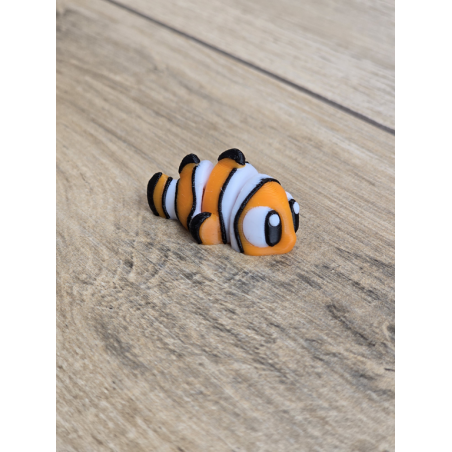 Mini figurka Clownfish 3d - Druk3d fidget mixGadzet