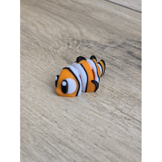 Mini figurka Clownfish 3d - Druk3d fidget mixGadzet