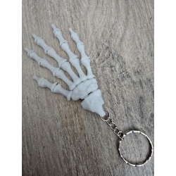 Świecący Keyspinner + Szkieletowa Dłoń 2w1- 3D KeyRambit KeyFlipper Fidget