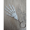 Świecący Keyspinner + Szkieletowa Dłoń 2w1- 3D KeyRambit KeyFlipper Fidget