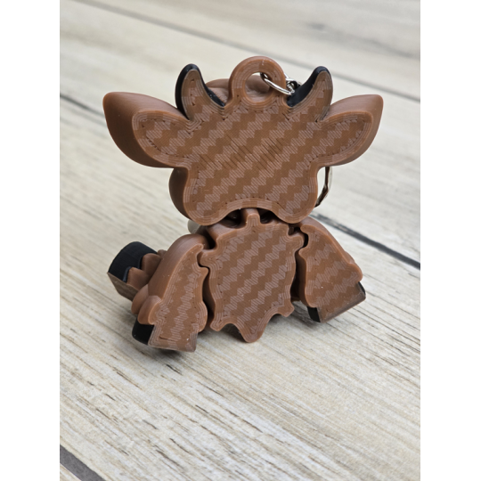 Muu-szisz Go Mieć! Breloczek Krówka byka Druk3d Keychain fidget mixGadzet
