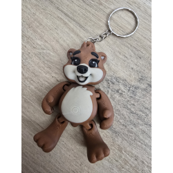 Przytulny breloczek Miś 3d - brelok druk3d Keychain fidget mixGadzet