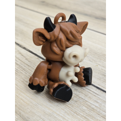 Muu-szisz Go Mieć! Breloczek Krówka byka Druk3d Keychain fidget mixGadzet