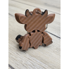 Muu-szisz Go Mieć! Breloczek Krówka byka Druk3d Keychain fidget mixGadzet