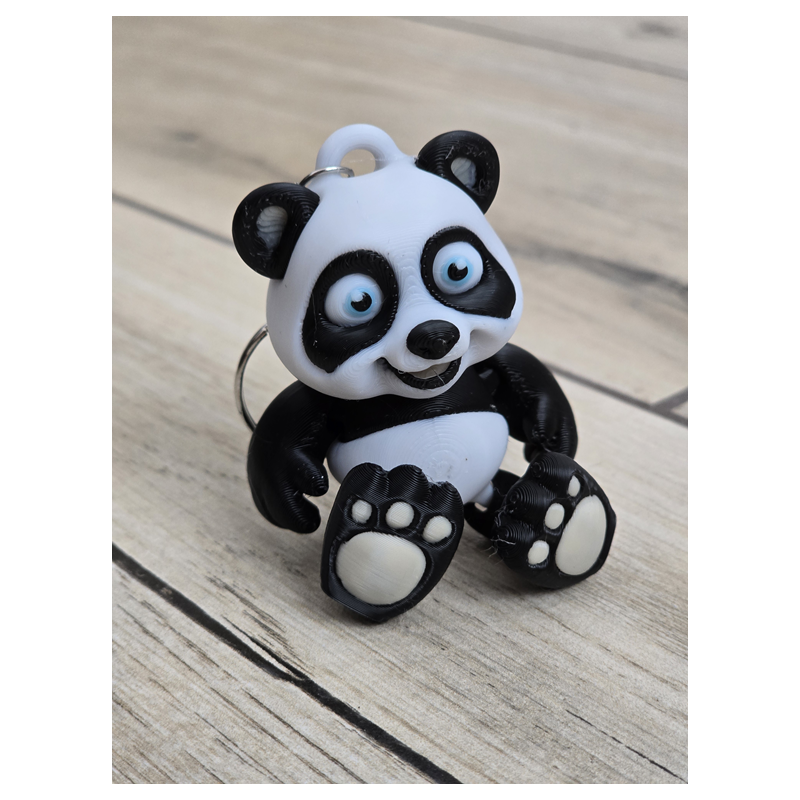 Brelok Panda 3D do Kluczy / Torebki - Druk3d Keychain fidget mixGadzet