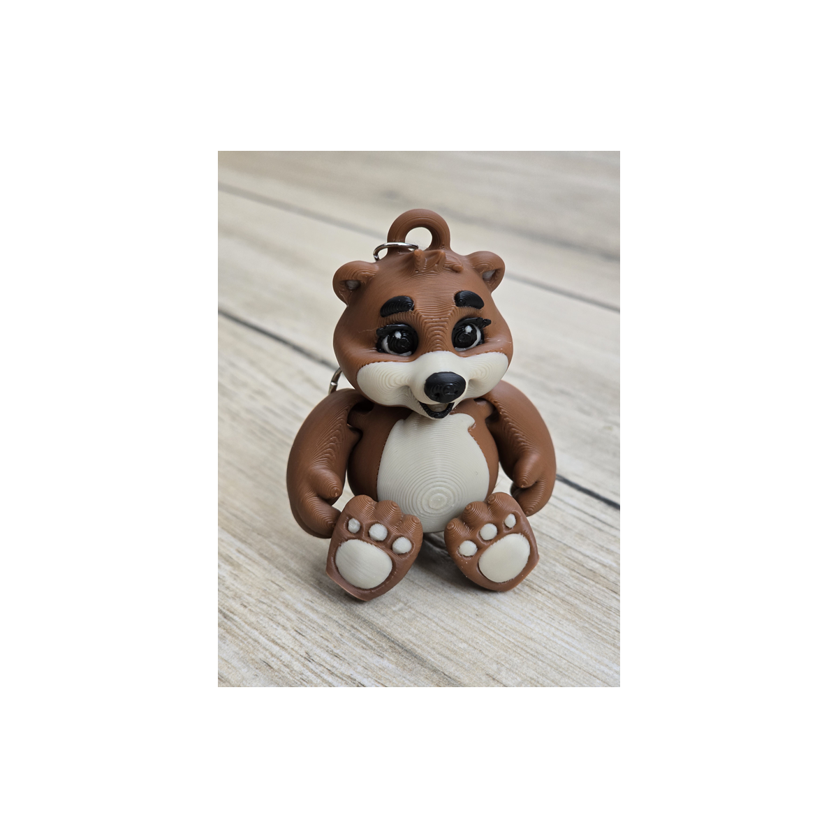 Przytulny breloczek Miś 3d - brelok druk3d Keychain fidget mixGadzet