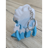 Wesoły Brelok Yeti 3d - Druk3d Keychain fidget mixGadzet