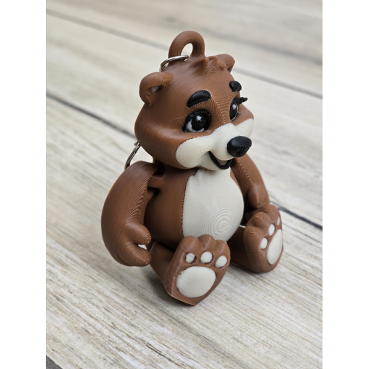 Przytulny breloczek Miś 3d - brelok druk3d Keychain fidget mixGadzet