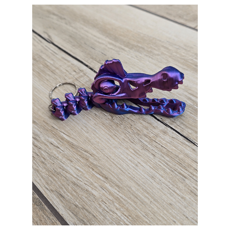 Unikatowy Brelok 3D Szkielet Spinozaura - Druk3d Keychain