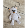 Uroczy Breloczek Biały Miś 3D - Brelok Druk3D Keychain