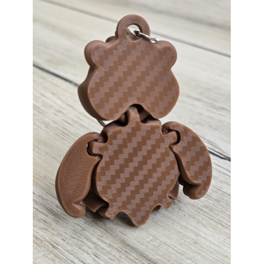 Przytulny breloczek Miś 3d - brelok druk3d Keychain fidget mixGadzet