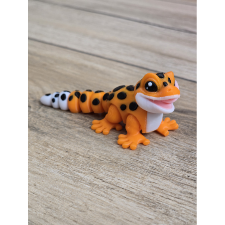 Figurka Gekona z językiem 3d - Druk3d fidget mixGadzet