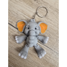 Uroczy Słonik 3D - Breloczek z Charakterem - Brelok Druk 3D Keychain