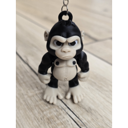 Brelok Goryl - Siła i Styl w Małym Formacie - Druk 3D Keychain