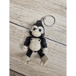 Brelok Goryl - Siła i Styl w Małym Formacie - Druk 3D Keychain