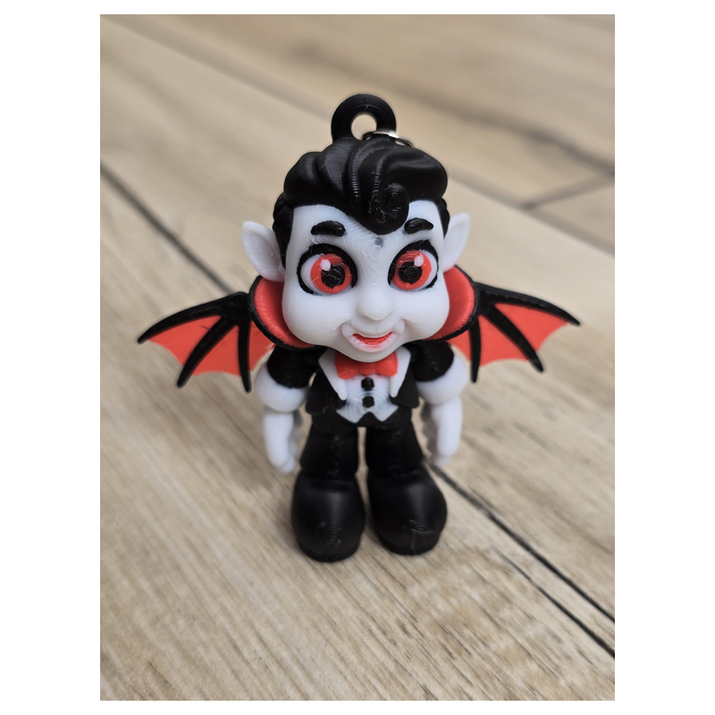 Breloczek z Postacią Wampira - Brelok Druk3D Keychain
