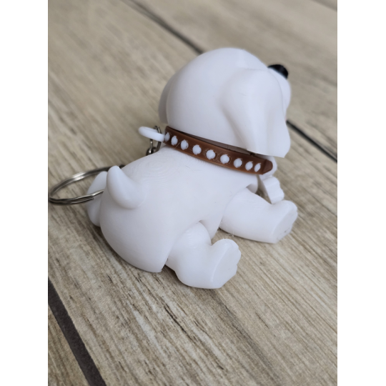 Brelok Szczęśliwy Piesek 3d - Druk3D Keychain fidget mixGadzet
