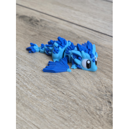 Mini figurka Cristal Dragon 3d - Druk3d fidget mixGadzet