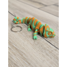 Ruchomy Breloczek Kameleon - Ożyw Swoje Klucze! Brelok Druk3D