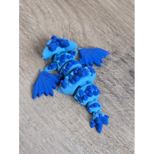 Mini figurka Cristal Dragon 3d - Druk3d fidget mixGadzet