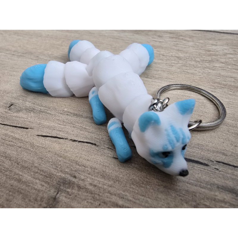 Uroczy Breloczek Lisek Fantasy - Brelok Druk 3D