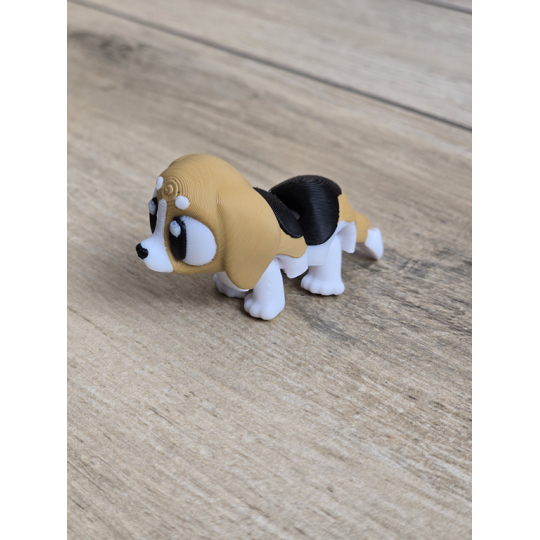 Mini figurka Beagle 3d - Seria Psów Druk3d fidget mixGadzet