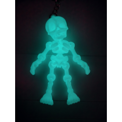 Brelok Szkielet Nocny Stróż twoich kluczy - Druk3D - Świeci w Nocy