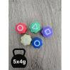 Kości Koreanskiej Gry GONGGI GONGI SQUID GAME - Druk3d 5x4g Ciężkie