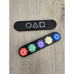 Kości Koreanskiej Gry GONGGI GONGI SQUID GAME + Etui - Druk3d Case 5x4g
