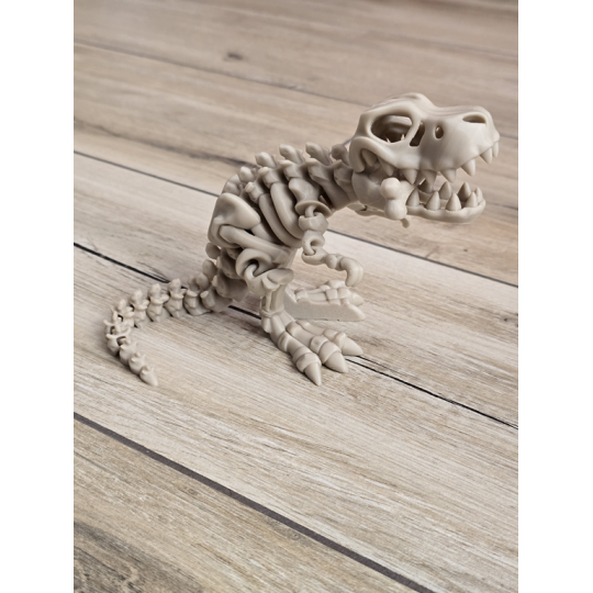 Fantastyczny Szkielet T-Rexa 25cm - 3D Kolekcjonerski Model